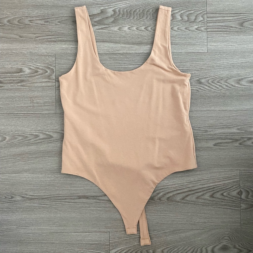 Scoop Tank Thong Bodysuit